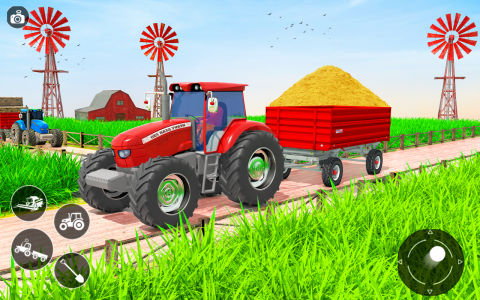 اسکرین شات برنامه Farming Tractor Driving Games 8