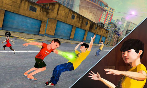 اسکرین شات بازی Kids Fighting Games - Gangster in Street 1