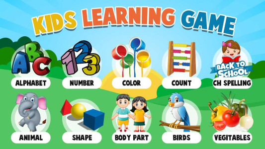 اسکرین شات 1 بازی Kids Learning Game Train Brain