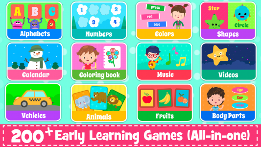 اسکرین شات بازی Kids Preschool Learning Games 1
