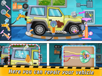 اسکرین شات بازی Construction Truck Kids Game 1