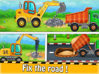اسکرین شات بازی Construction Truck Kids Game 5