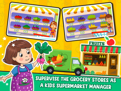 اسکرین شات بازی Grocery Market Kids Cashier 6
