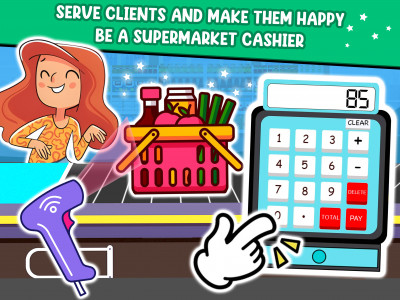 اسکرین شات بازی Grocery Market Kids Cashier 3