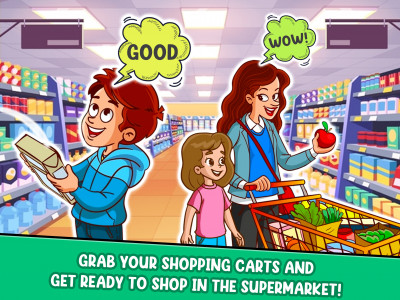 اسکرین شات بازی Grocery Market Kids Cashier 2