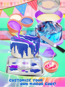اسکرین شات بازی Galaxy Mirror Glaze Cake - Sweet Desserts Maker 6