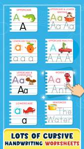 اسکرین شات 6 برنامه Learn Cursive Writing Practice