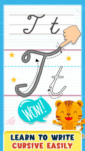 اسکرین شات 4 برنامه Learn Cursive Writing Practice