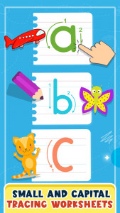 اسکرین شات 2 برنامه Learn Cursive Writing Practice