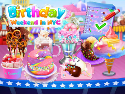 اسکرین شات بازی Sweet Trendy Desserts: Birthday Cake Foods 1