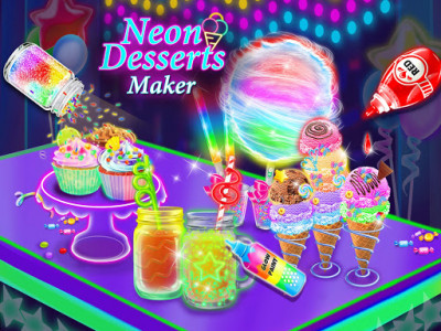 اسکرین شات بازی Rainbow Unicorn Desserts Maker 5