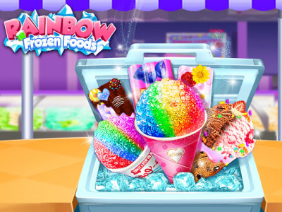 اسکرین شات بازی Summer Rainbow Frozen Foods！ 8