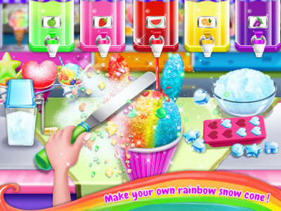 اسکرین شات بازی Summer Rainbow Frozen Foods！ 5