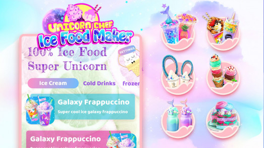 اسکرین شات بازی Unicorn Chef Ice Cooking Games 6