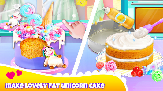 اسکرین شات بازی Girl Games: Unicorn Cooking 2