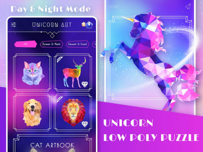 اسکرین شات بازی Unicorn 3D Art: Puzzle Games 6