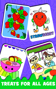 اسکرین شات بازی Fruits Coloring- Food Coloring 4