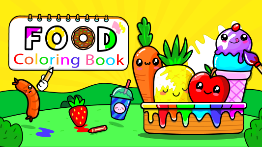 اسکرین شات بازی Fruits Coloring- Food Coloring 8