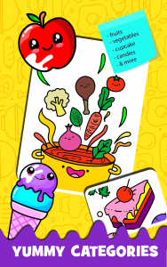 اسکرین شات بازی Fruits Coloring- Food Coloring 3