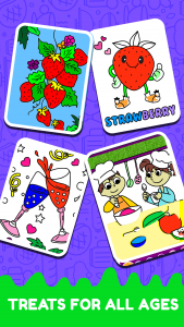 اسکرین شات بازی Fruits Coloring- Food Coloring 4