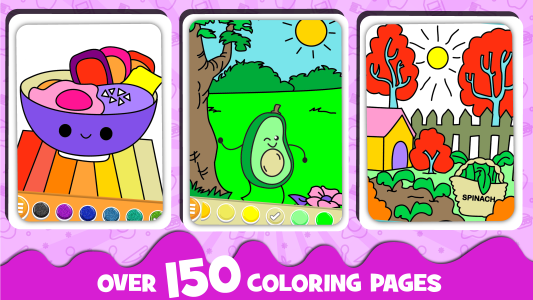 اسکرین شات بازی Fruits Coloring- Food Coloring 7