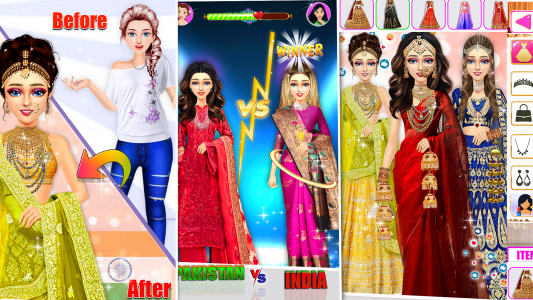 اسکرین شات 7 بازی Indian Wedding Lehenga Game