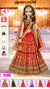 اسکرین شات 3 بازی Indian Wedding Lehenga Game