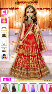 اسکرین شات بازی Indian Wedding Lehenga Game 3