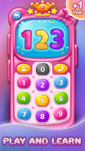 اسکرین شات برنامه Baby Princess Phone Game 1