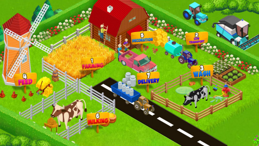 اسکرین شات بازی Cow Dairy Farm Manager 1