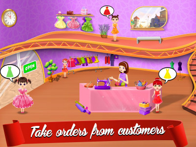 اسکرین شات بازی Cute Dress Maker Tailor Shop 1