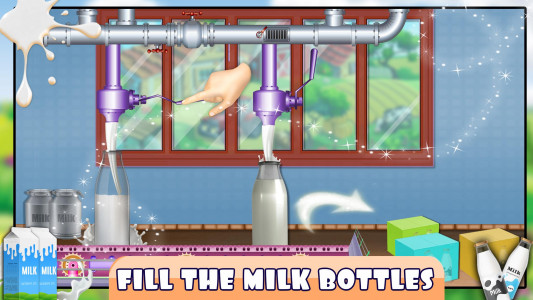 اسکرین شات بازی Cow Dairy Farm Milk Factory 2