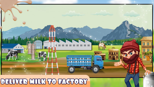 اسکرین شات بازی Cow Dairy Farm Milk Factory 4