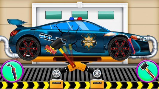 اسکرین شات بازی Police Car Wash Cleanup 1