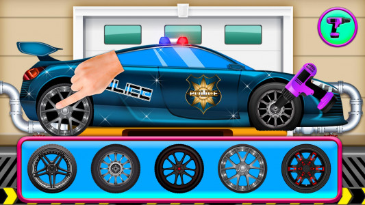 اسکرین شات بازی Police Car Wash Cleanup 4