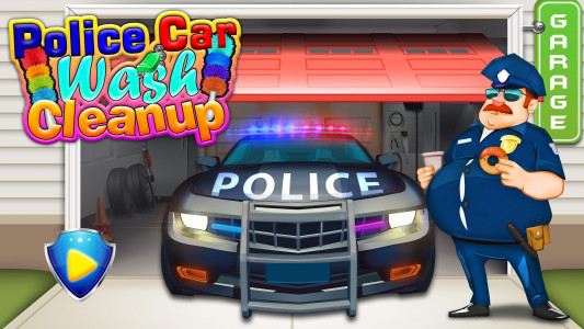 اسکرین شات بازی Police Car Wash Cleanup 6