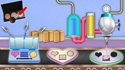اسکرین شات بازی Princess Cosmetic Kit Factory 1