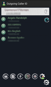 اسکرین شات برنامه Outgoing Caller Id Block 2