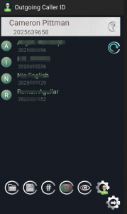 اسکرین شات 1 برنامه Outgoing Caller Id Block