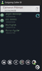 اسکرین شات برنامه Outgoing Caller Id Block 1