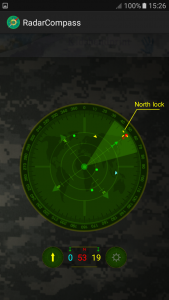 اسکرین شات برنامه Radar Compass 2