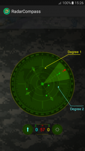 اسکرین شات برنامه Radar Compass 1