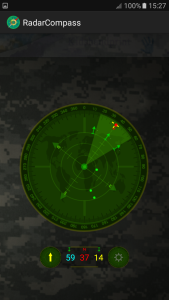 اسکرین شات 3 برنامه Radar Compass