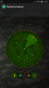 اسکرین شات برنامه Radar Compass 3