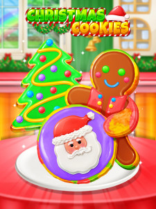 اسکرین شات بازی Christmas Unicorn Cookies 4