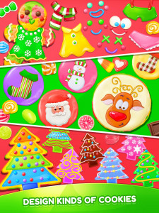 اسکرین شات بازی Christmas Unicorn Cookies 3