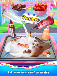 اسکرین شات بازی Frozen Ice Cream Roll Maker 2