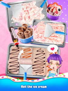 اسکرین شات بازی Frozen Ice Cream Roll Maker 3