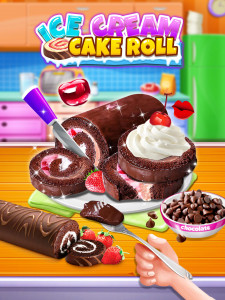 اسکرین شات بازی Ice Cream Cake Roll Maker 4
