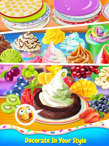 اسکرین شات 3 بازی Ice Cream Cake Roll Maker